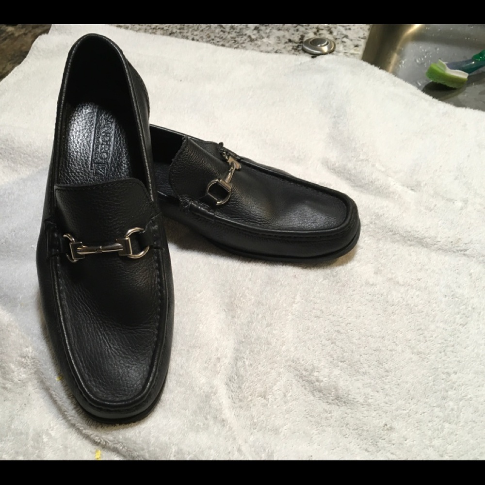 Sandro men’s black bit loafers size 9.5.